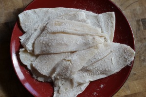 flour fish